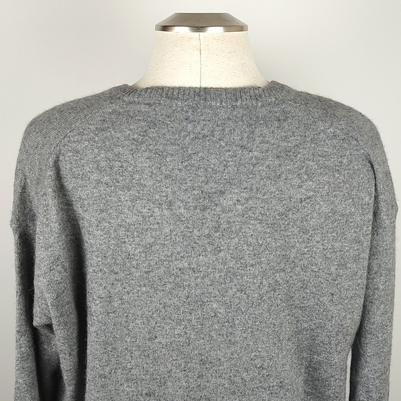 EUC 90s Angora Wool Made in Italy of Benetton Long Baggy Sweater Size Large - Picture 9 of 12